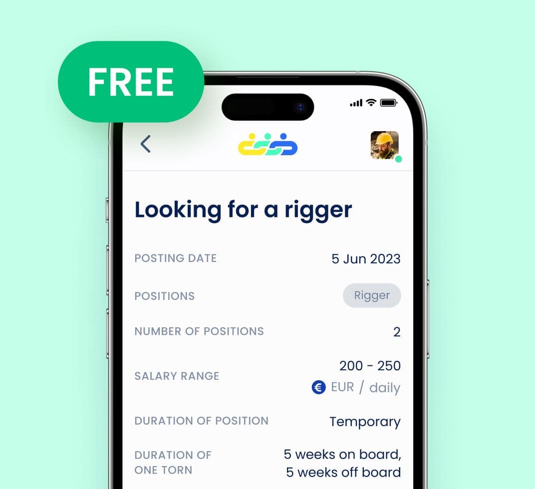 Free crew account on Crewlinker